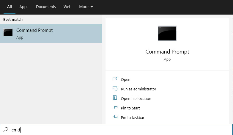 How to start Command Prompt